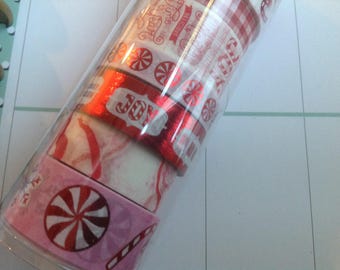 Christmas Washi By Recollections Peppermint Candy Themed ADORABLE