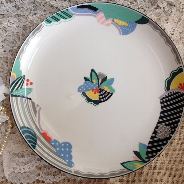 Mikasa Fine China Escapade Chop Plate P4201 Oven Mircrowave and Dishwasher Safe 12"