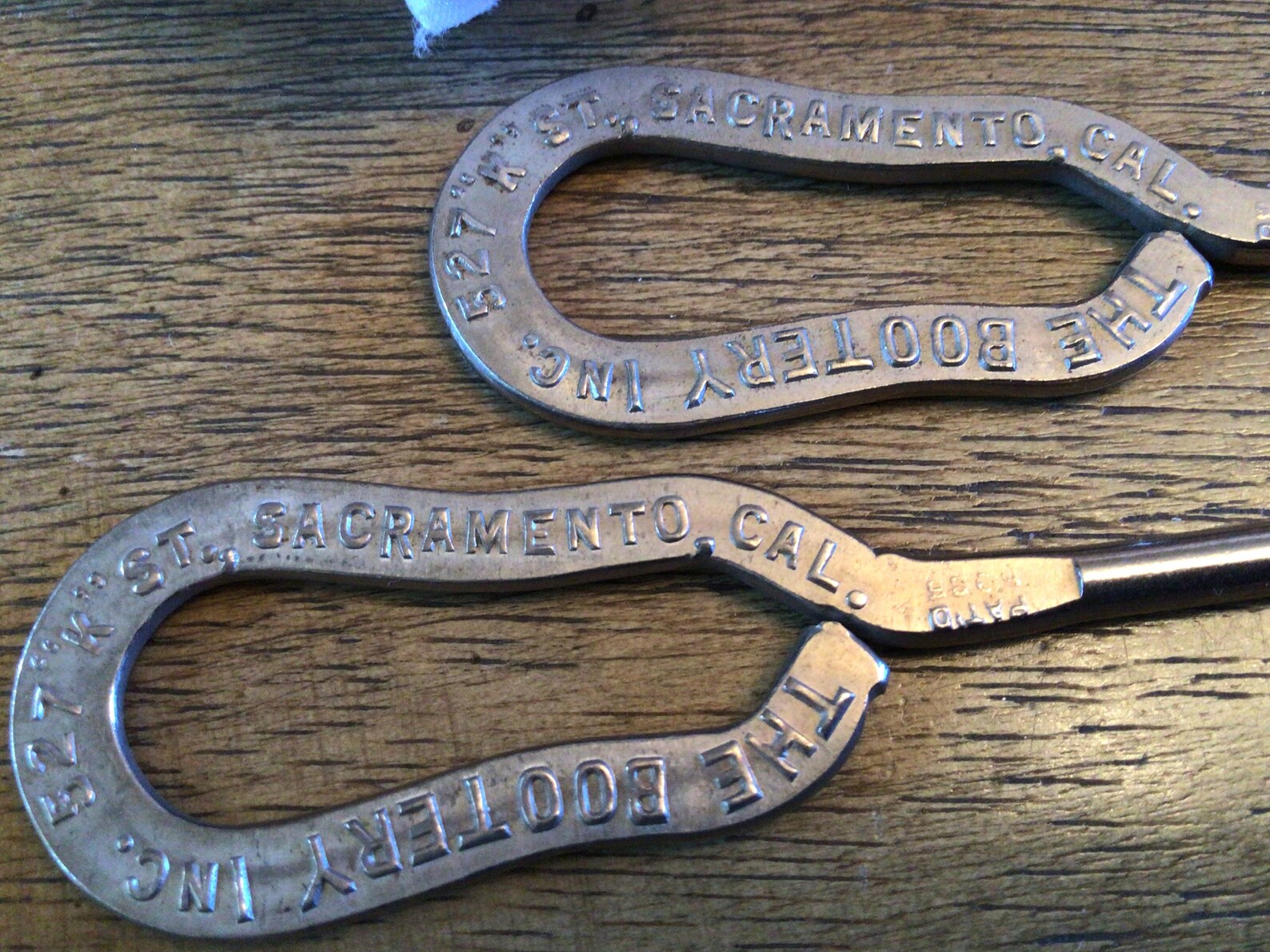 Antique Metal Boot Hooks Late 1800s Set of 2 Hooks for Lacing Etsy