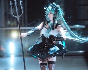 Devil Miku Cosplay Kostüm - Komplettes Anime Outfit für den Event Einsatz