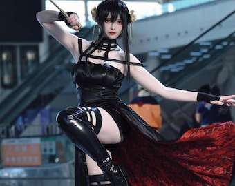 Spion Yor Forger Smoking Hot, Cosplay Kostüm, Outfit, Anime, Expo Events