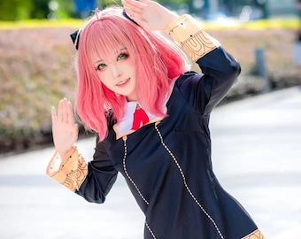 Anya Anime Cosplay Kostüm - Komplettes Outfit bereit für Conventions & Expo