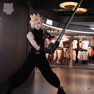 FF7 Cloud Strife, Cosplay Costume, Outfit, Anime, Expo Events