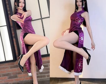 Boa Hancock Kostüm Anime Outfit - Komplettes Cosplay Set für Conventions & Events