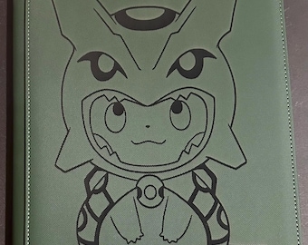 Poncho Pikachu Rayquaza VaultX Binder