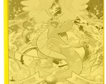 Mega Evolution Ascended Heroes Dragonite Vaultx 12 Pocket Xl Laser Engraved Zipper Binder