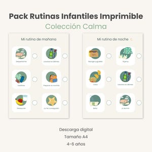 Druckbare Tagesabläufe für Kinder | Morgen- und Abendroutine für Kinder | Tagesablauf-Paket für Kinder | Routine-Poster für Kinder | Montessori-PDF-Download