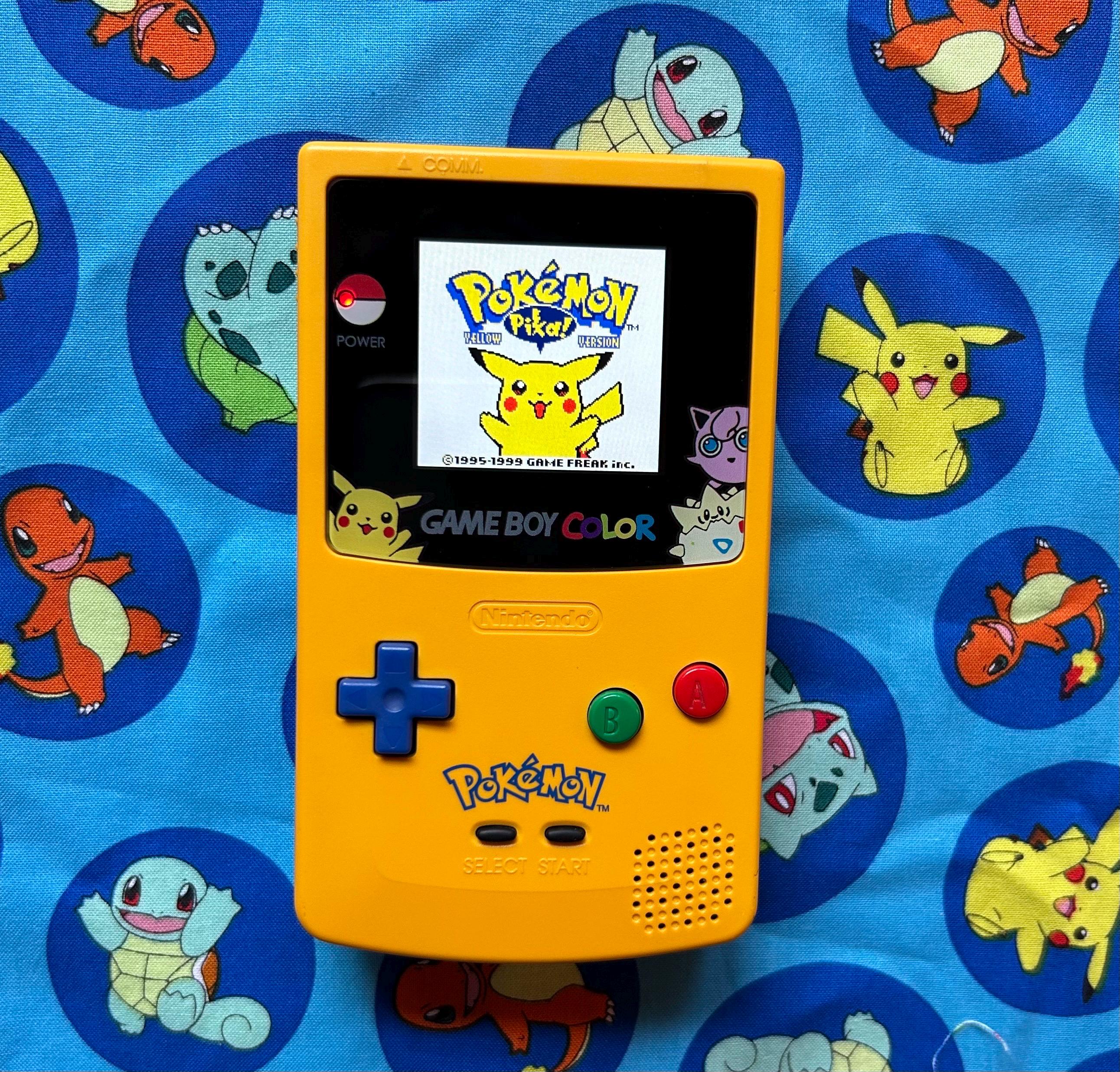 Gameboy Color Pikachu - Etsy