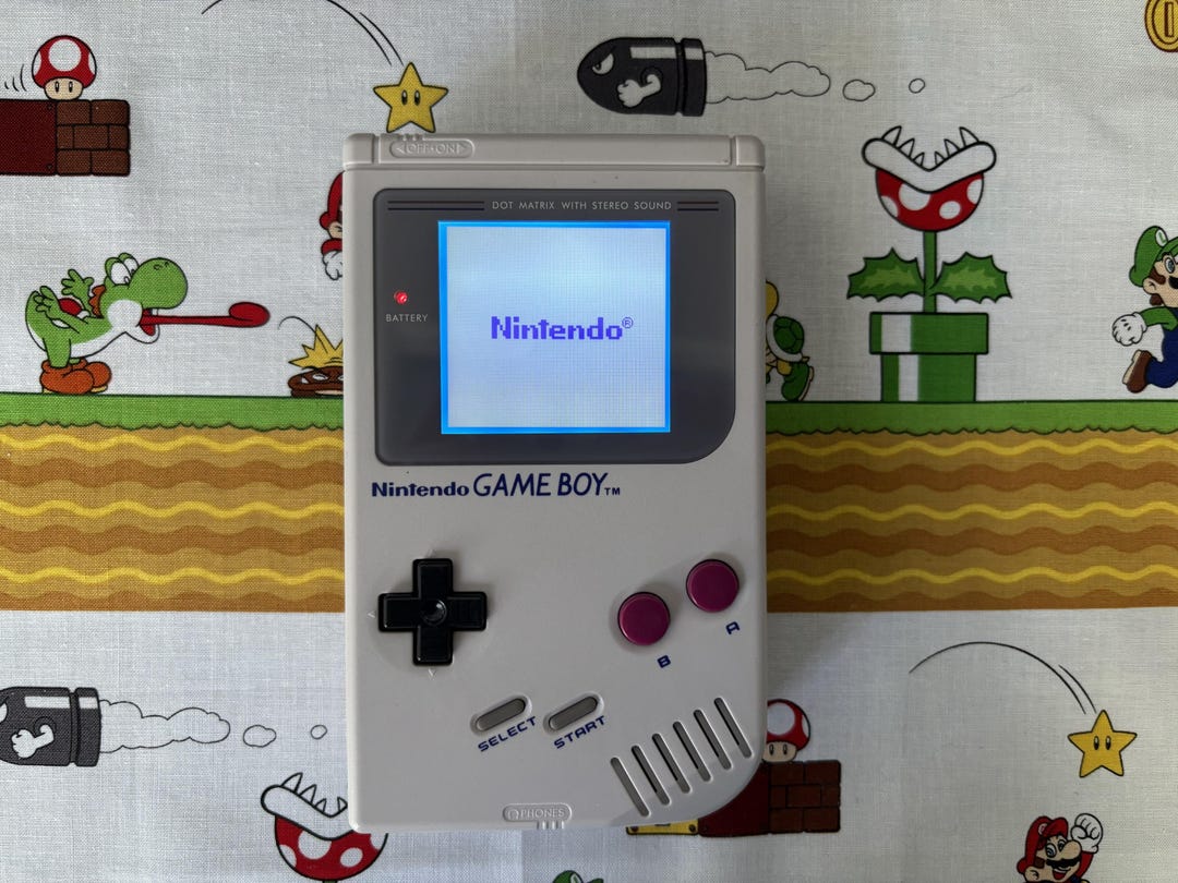 Nintendo Gameboy First Nintendo Game Boy Original Handheld Console 1989 With Backlight/bivert ...