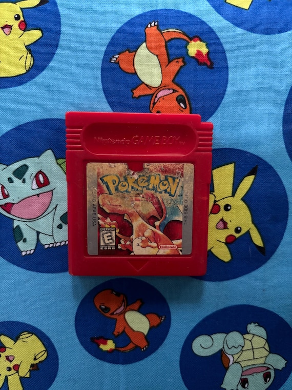Authentic Pokémon Red Version Game Boy Cartridge | New Battery | Original Nintendo Game | Cleaned & Tested | Saves Perfectly | Retro Gaming