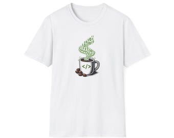 Code Coffee Mug T-Shirt | Programmer Binary Steam Tee