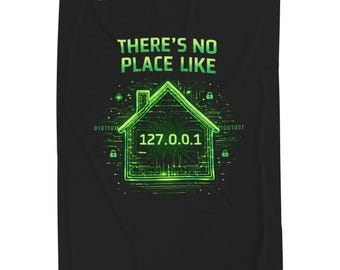 No Place like Home - Velveteen Plush Blanket