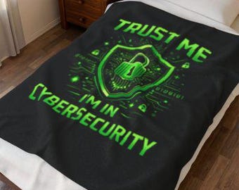 Trust Me - Velveteen Plush Blanket