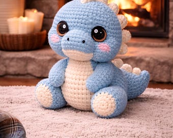 Schema per drago all'uncinetto, schema drago all'uncinetto in PDF, peluche Amigurumi (download PDF)