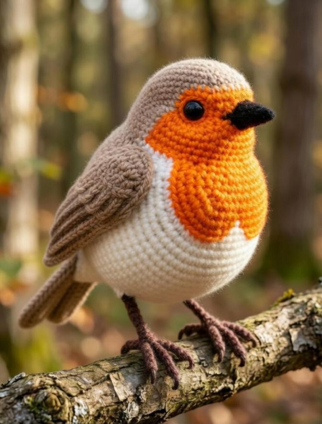 Red Robin Pattern Realistic Robin Pattern , Robin Knit Pattern Pdf , Robin Bird Pattern ...