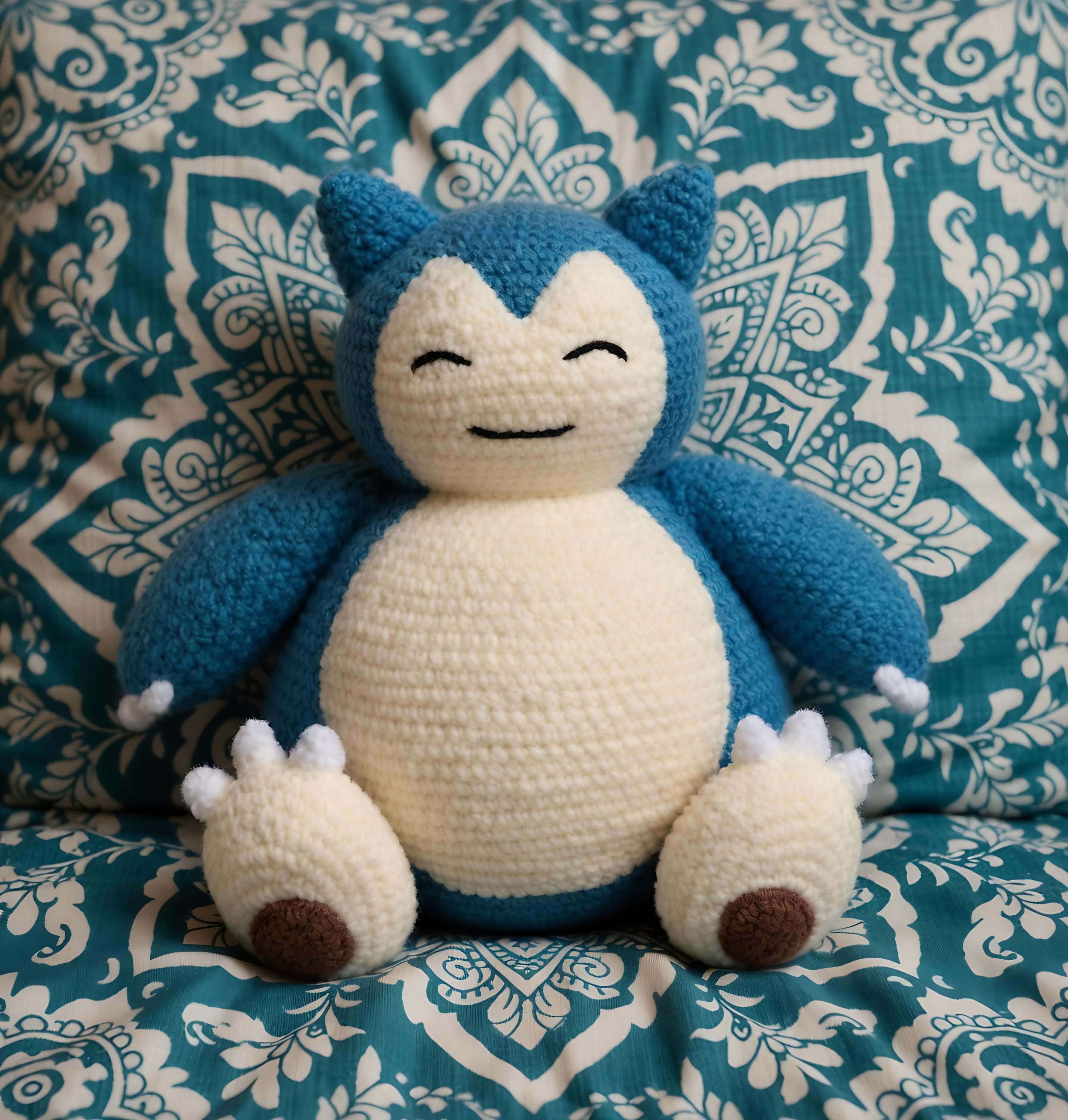 30 Snorlax Crochet Patterns for Giant Plushies, Tiny Amigurumi, and Cozy Handmade Gifts 18 Monster Snorlax Crochet Pattern, Amigurumi Plush Toy Tutorial