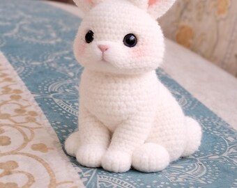 Bunny Crochet Pattern, Amigurumi Plush Toy , Crochet Bunny Plush Pattern PDF in Multi Languages