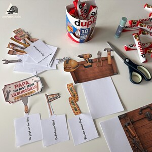 Selbstgemachtes Geschenk für Muttertag und Vatertag mit Duplo Schokolade