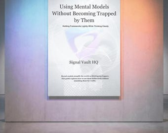Using Mental Models Without Becoming Trapped by Them | Decision Making Workbook | Strategic Thinking & Problem Solving Guide | PDF EPUB