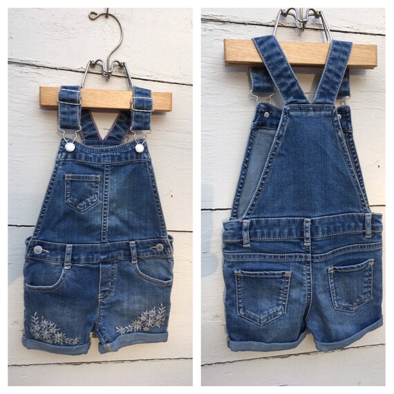 little girls denim overalls