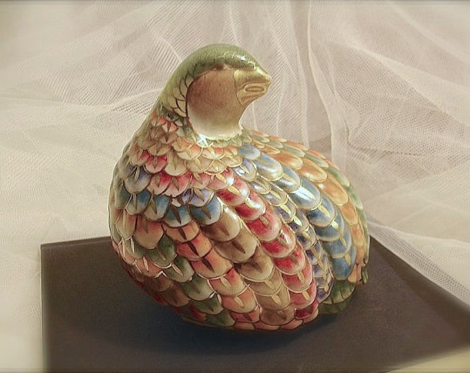 Quail Bird Figurine Partridge Bird Bird Figurines Quail Etsy