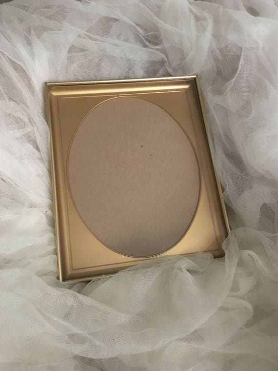 Vintage Gold Shadow Box Picture Frame Wedding Image 0