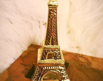 Gold Eiffel tower home decor , Paris decoration, Eiffel Tower