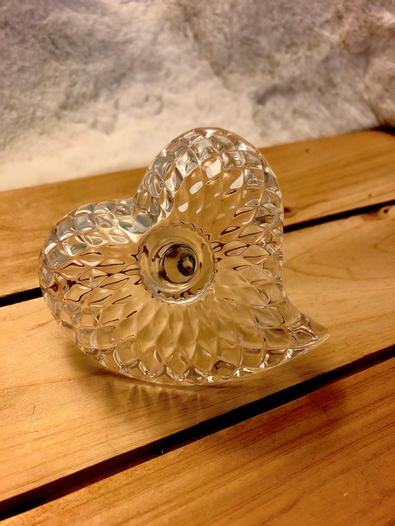 Crystal heart ring holder / Heart ring holder / Ring holder View 3