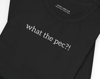 ¿Qué es eso de la camiseta de Pec? / Camiseta con humor sobre rehabilitación en fisioterapia