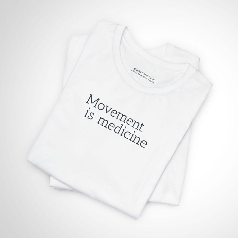 Movement Is Medicine - Rehab Tee image 6