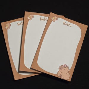 Customizable Capybara Notepad