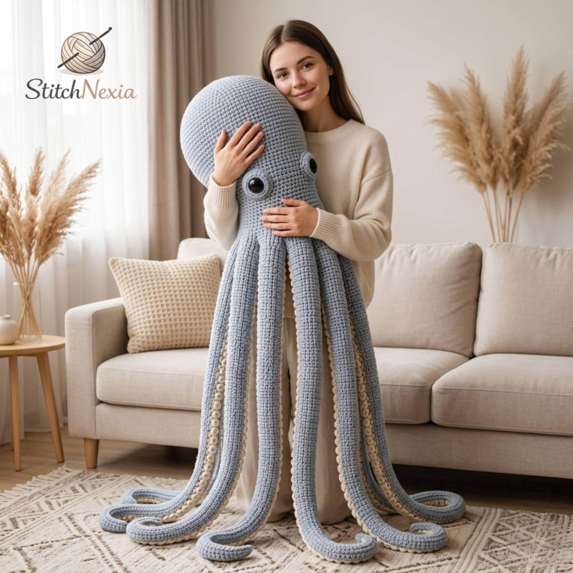 30 Giant Octopus Crochet Patterns for Plush Ocean Decor and Amigurumi Play 31 Giant Octopus Crochet Pattern PDF | Amigurumi Sea Animal Plush
