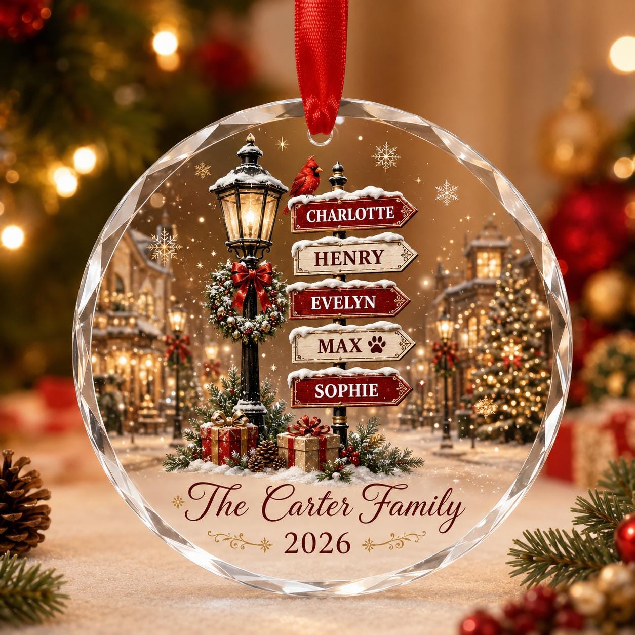 Signpost glass ornament - Etsy 日本