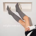 Silver Glitter Knee High Boots | Handmade Stiletto Heels | Bridal Wedding Made to Order product logo