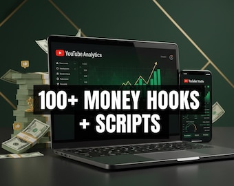100 Business & Money Hooks with 30-Second Scripts for Shorts +AI Content Generator