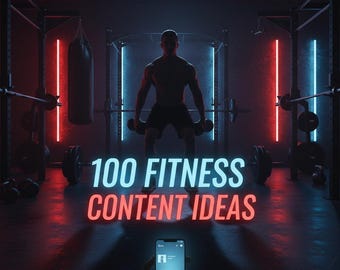 100 Ganchos y guiones virales para contenido de fitness / Reels para redes sociales, paquete de crecimiento para TikTok (generador de IA)