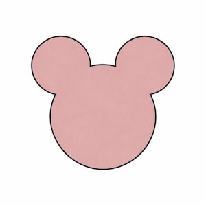 STL FILE- Boy Mouse Outline (Download Only- No Physical Cutter)