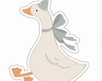 STL FILE- Goose Sitting Down (Download Only- No Physical Cutter)