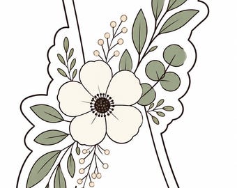 STL FILE- Graduation Scroll With Flowers (Download Only- No Physical Cutter)