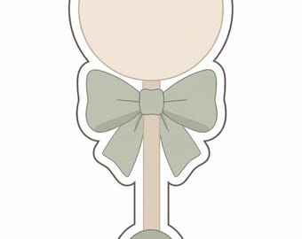 STLファイル - ベビーラトル（ダウンロードのみ - カッター本体は付属しません）