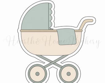 FILE STL - Carrozzina per bambini Passeggino (Solo download - Nessun plotter da taglio fisico)