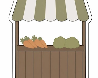 ARCHIVO STL - Puesto de verduras (Solo descarga - No incluye cortadora física)
