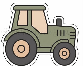 STL DATEI- Traktor (Nur Download-Kein physischer Cutter)