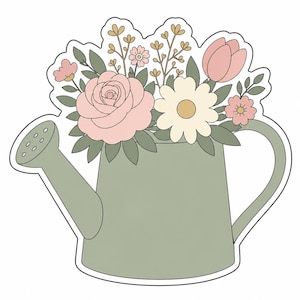Vattenkanna med blommor Kakform | Bakverktyg