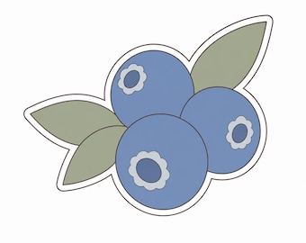 Blueberry Bundle Cookie Cutter