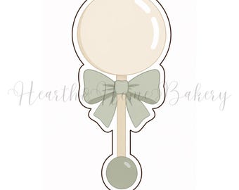 ARCHIVO STL - Sonajero para bebé (Solo descarga - Sin cortador físico)