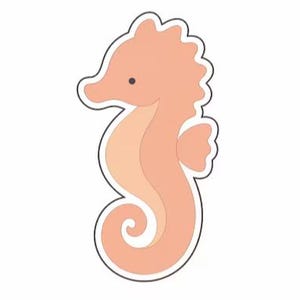 STL FILE- Seahorse Sea Animal (Download Only- No Physical Cutter