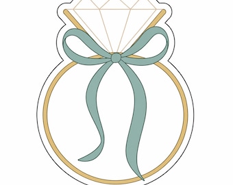 ARCHIVO STL - Anillo con lazo (Solo descarga - No incluye cortador físico)