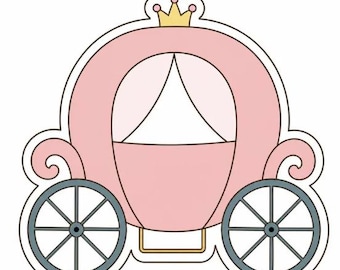 STL FILE- Princess Carriage (Download Only- No Physical Cutter