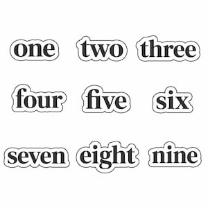 Numbers Cookie Cutter | PLA Baking Tool